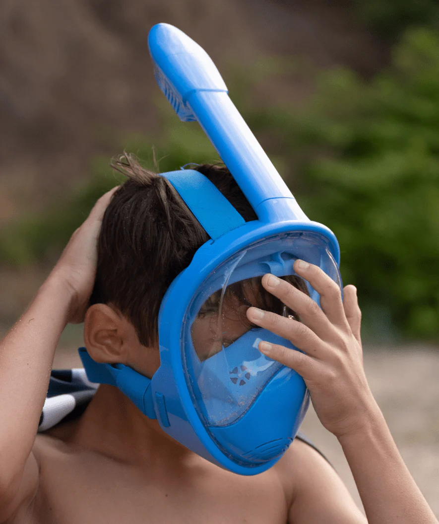 Snorkelmask för barn med 180° sikt & Dry Top – Bekväm & Läckagesäker | Seawise - Bild 5