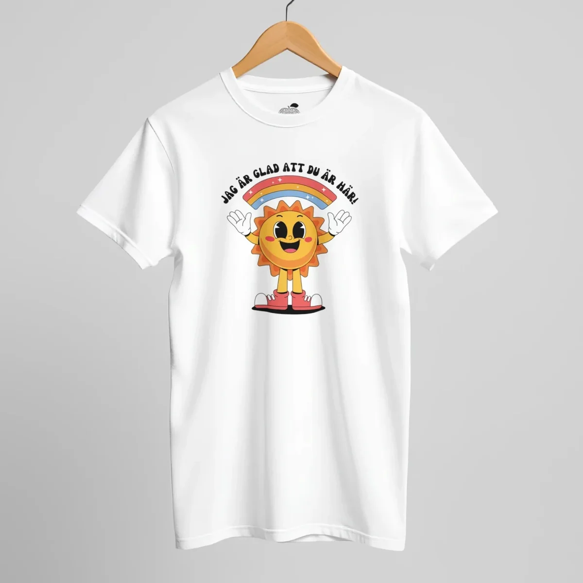 Jag är glad att du är här! - T-shirt