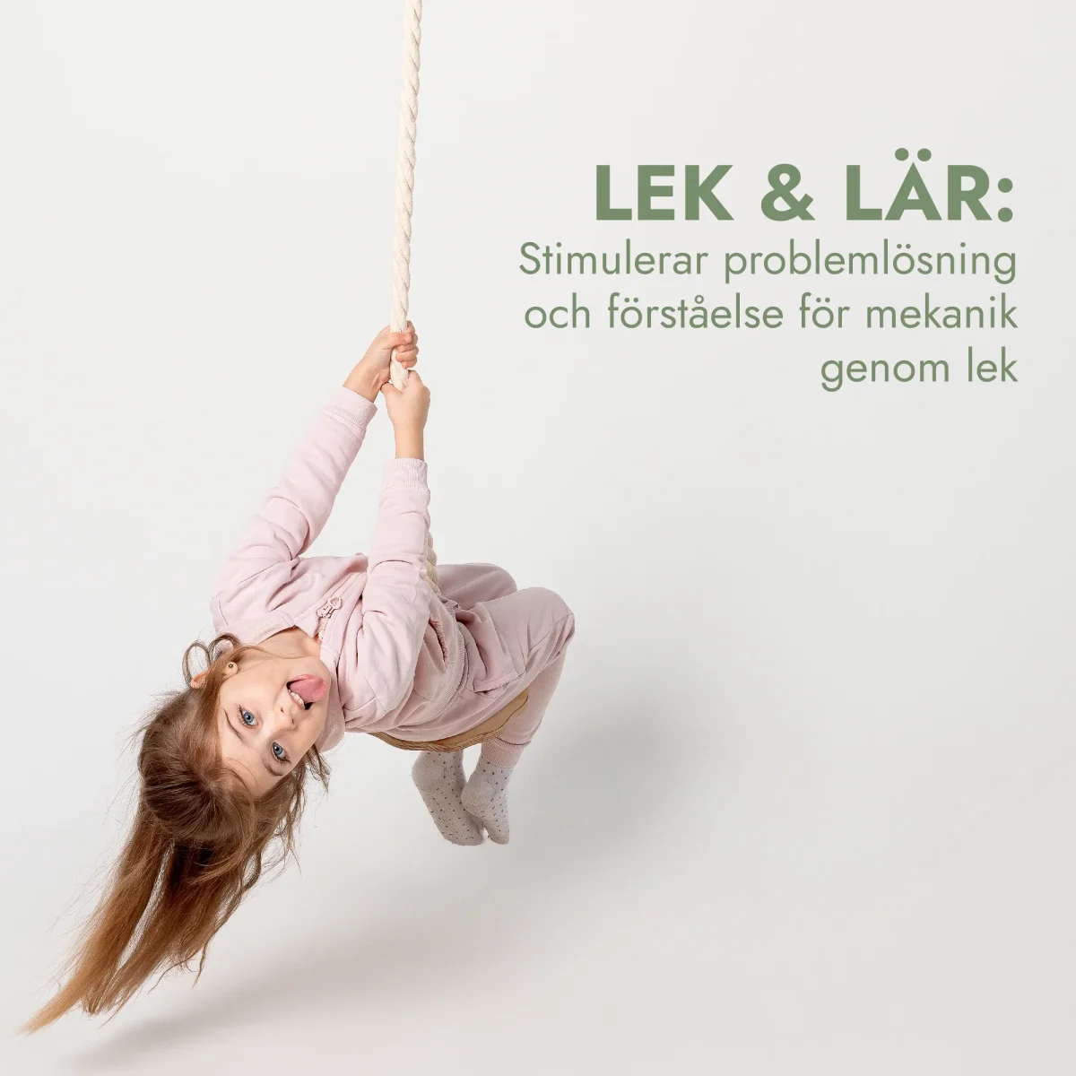 Gungset med tre funktioner i ett: Repstege + gymnastikringar + skivgunga med rep - Bild 6