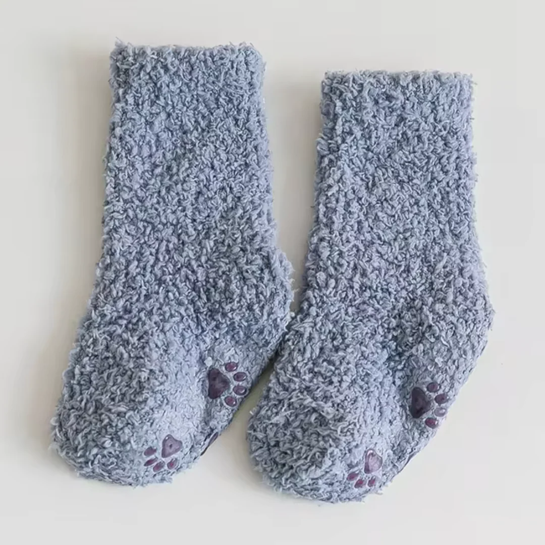 Varma Babysockor Fleece | CozySteps Sockor för Bebisar | Mjuka Vintersockor Barn - Bild 9
