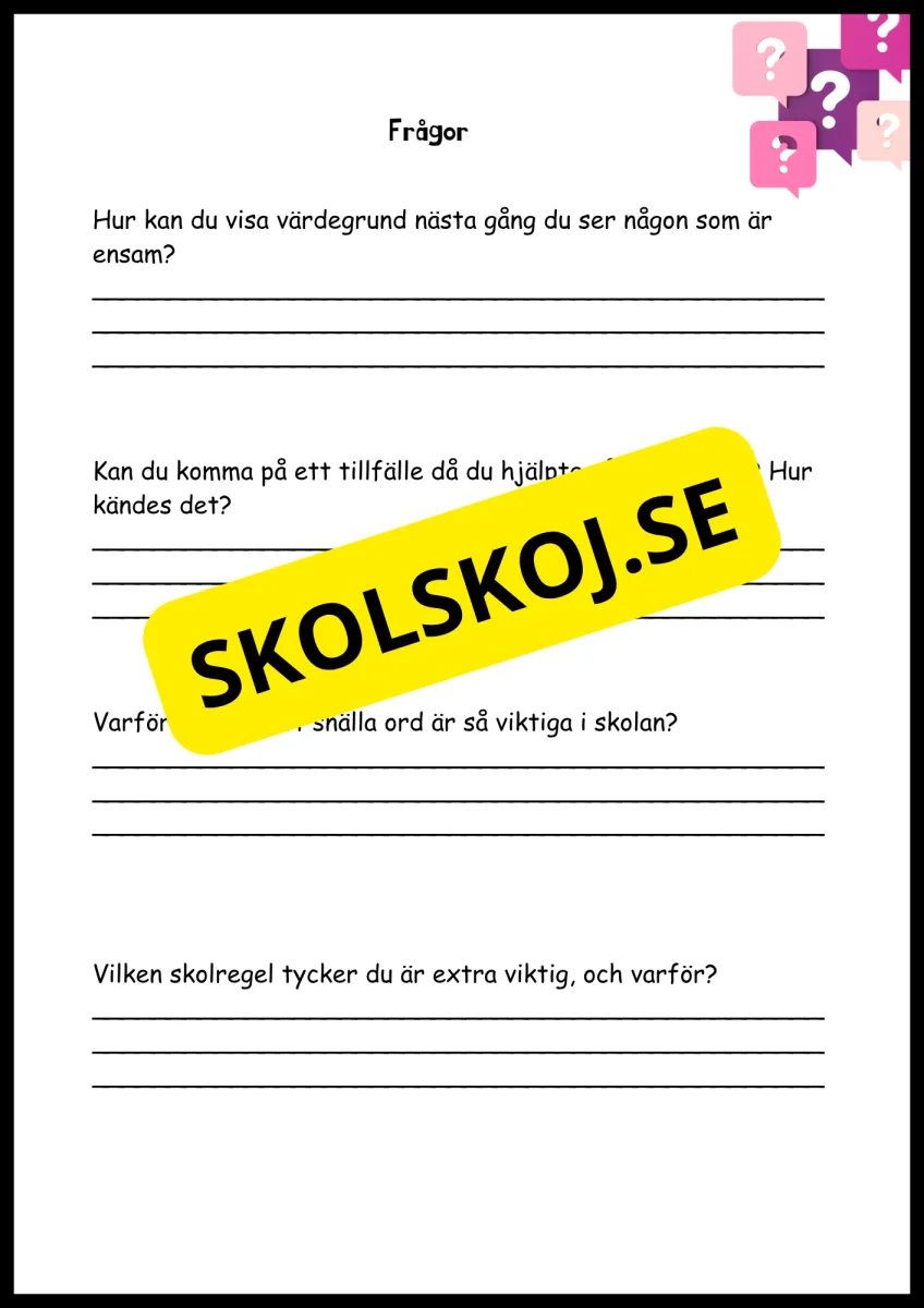 Värdegrund - I skolan, hemma och för framtiden - Bild 6