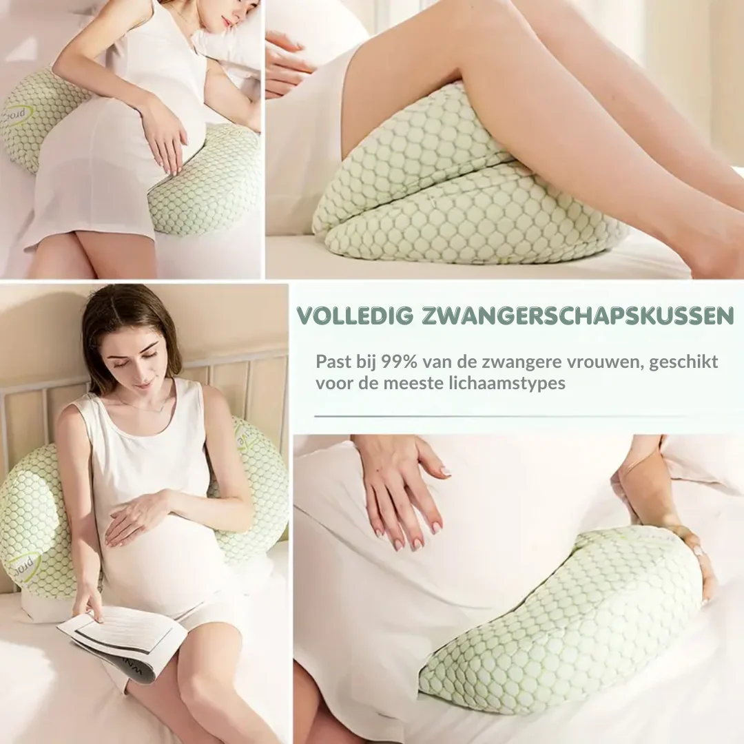 CozyPregnancy Graviditetspolkudde – Ultimat Mag och Ryggstöd för Djup Sömn - Bild 4