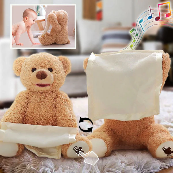 Interaktiv Nallebjörn med Musik – Sjungande & Lekande Tittut Plyschbjörn för Baby, Småbarn & Förskolebarn 0–5 År