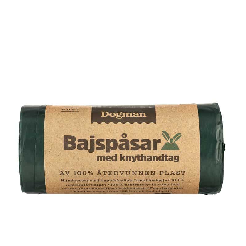 Dogman Bajspåsar 100% återv plast 60p Grön - Bild 2