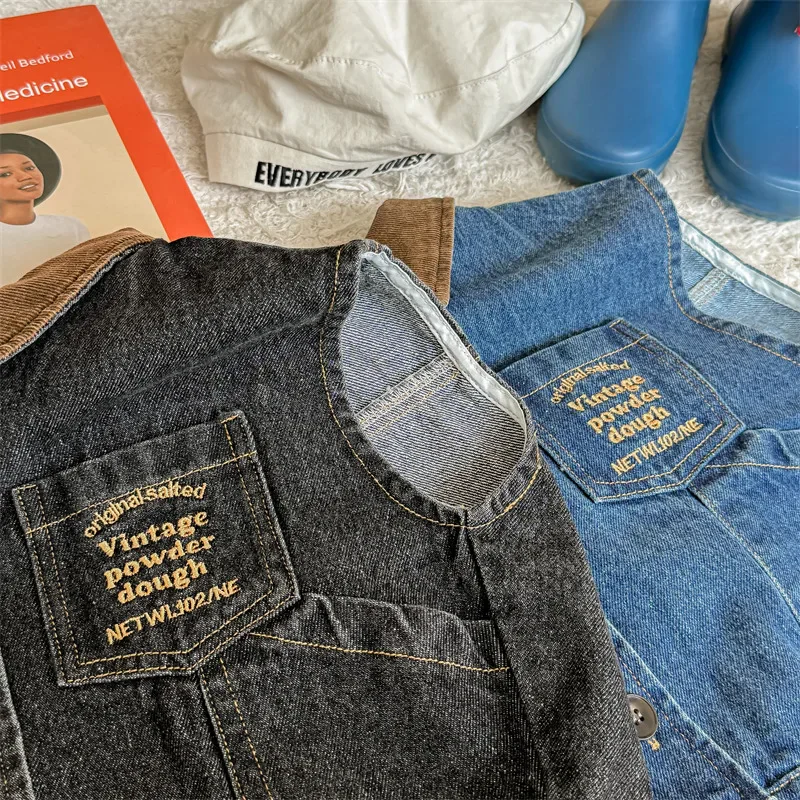 Barns Denimväst – Ärmlös Bodywarmer i Vintage-stil (9 mån–6 år) - Bild 7