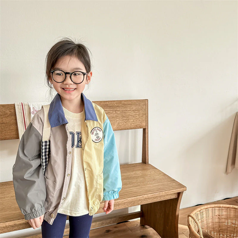 AdventureMix Barn Vindjacka Unisex | Vår- & Höstjacka för Pojkar & Flickor | 1–6 År | Lätt & Vindtät - Bild 5