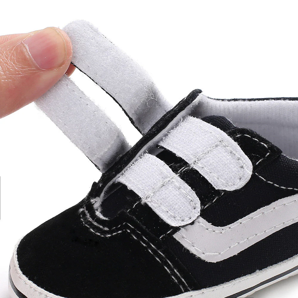 LittleRacers Babysneakers 0–1,5 år – Första Skor med Kardborreband | Canvas & Mocka - Bild 4
