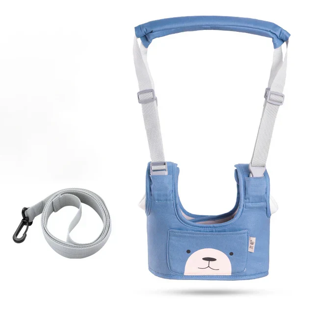 Ergonomiskt Gångstöd – Praia Unisex, Blå/Rosa, Bomull, 9+ månader - Bild 4