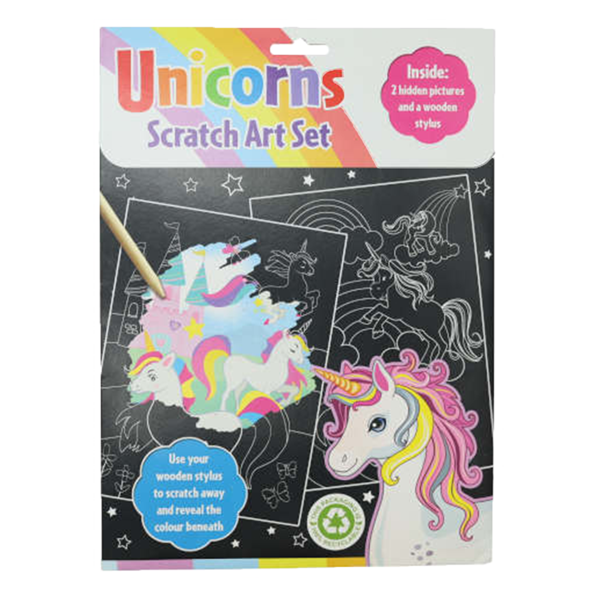 Unicorns Scratch Art Set - Bild 2