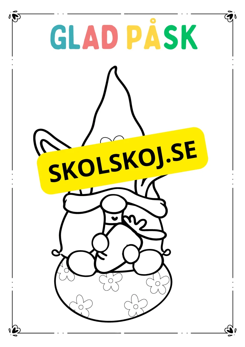 Nu är det påsk - Målarbok - Bild 5