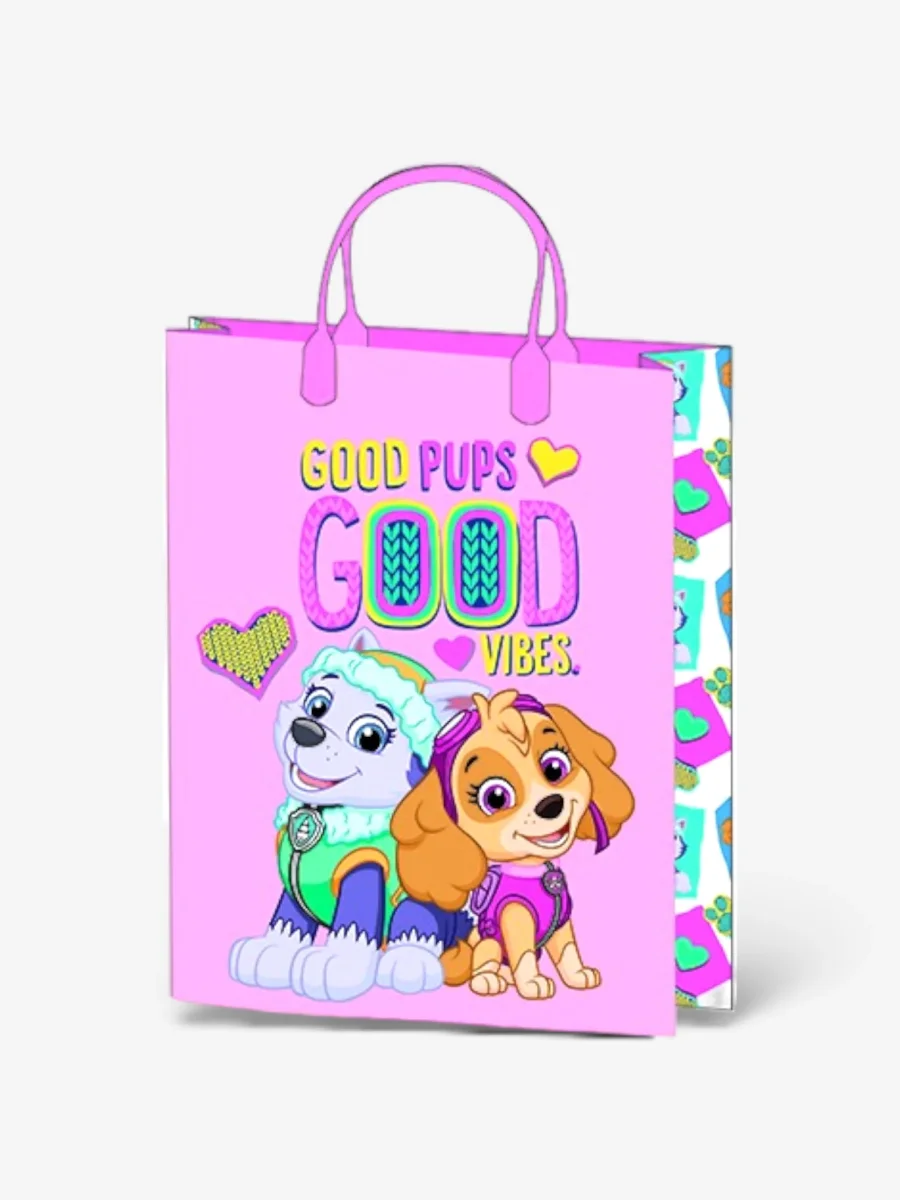 1 stycken - Presentpåse i papper med Paw Patrol Skye och Everest - Bild 2