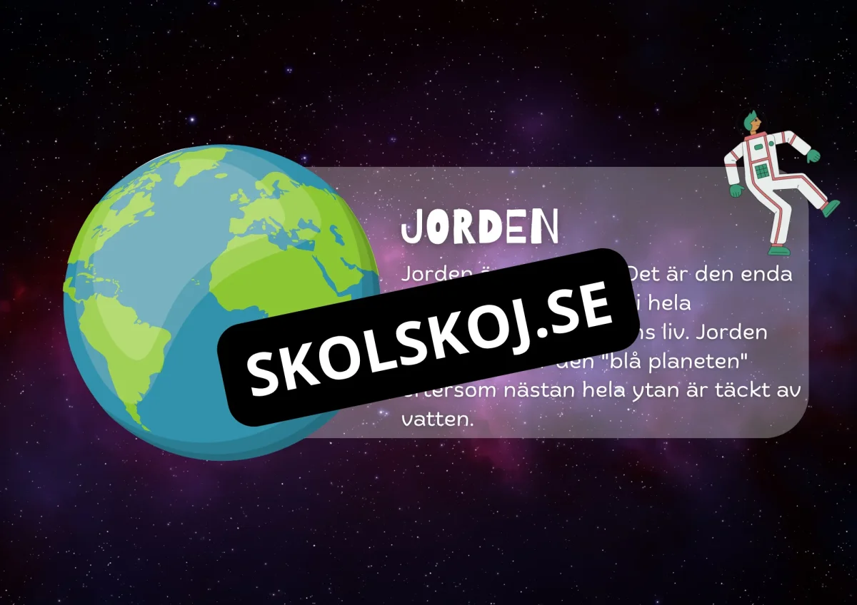 Planeterna i vårt solsystem - Presentation + frågor - Bild 5