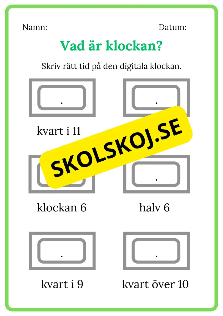 Vad är klockan - Digitala klockan - Bild 4