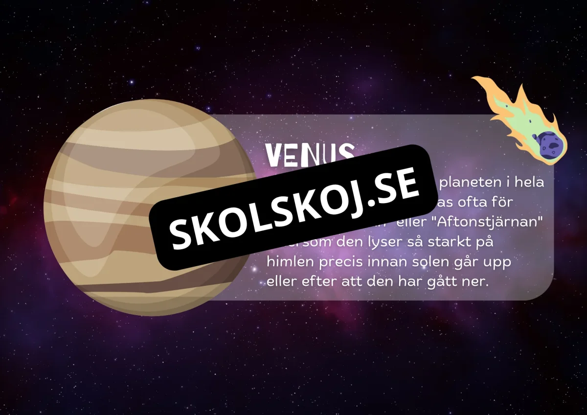 Planeter i vårt solsystem fakta + frågor (18 sidor) - Bild 4