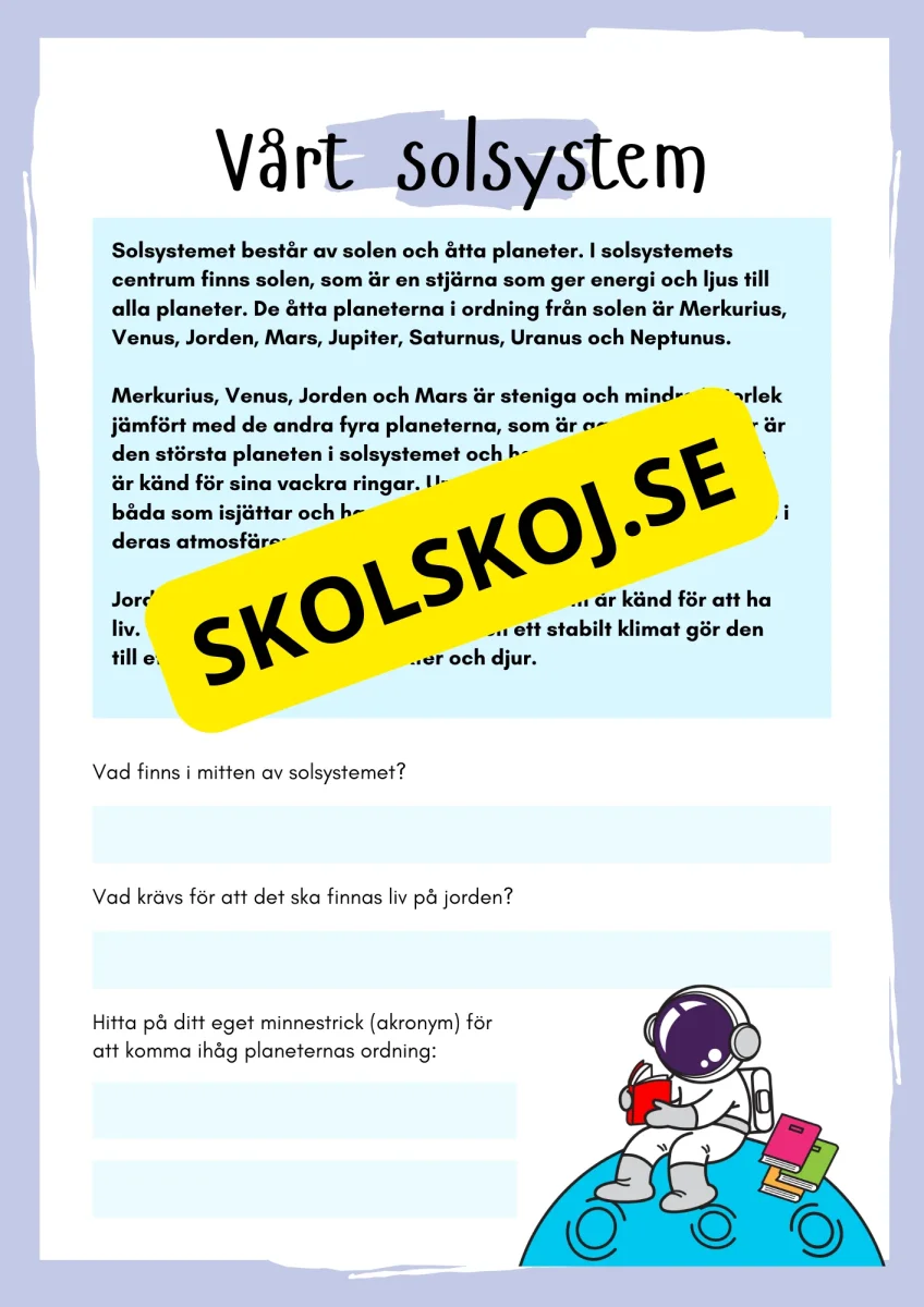 Solsystemet och lite till - Häfte - Bild 3