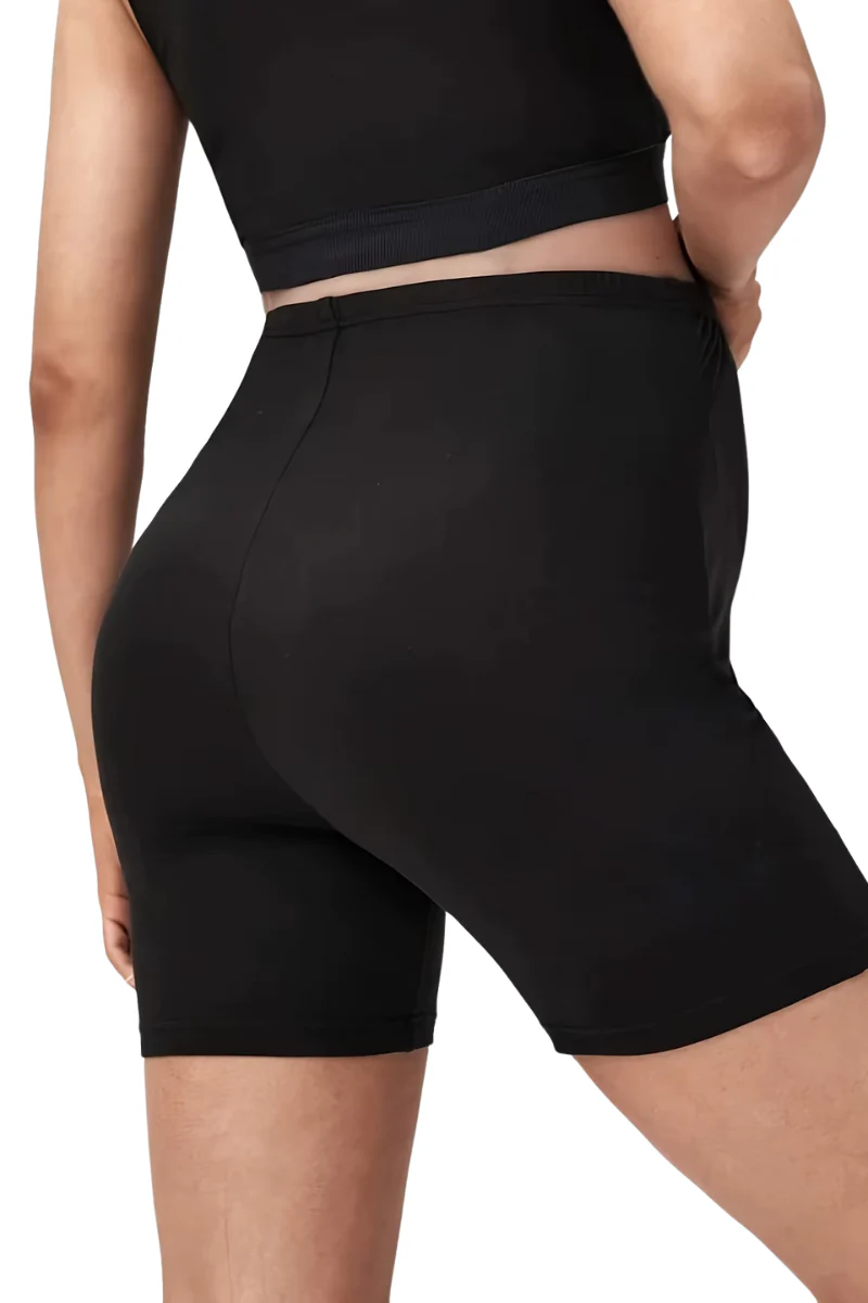 LunaLay MovaMama Graviditetsshorts – Komfortabel Hög Midjeband för Yoga & Sport - Bild 3